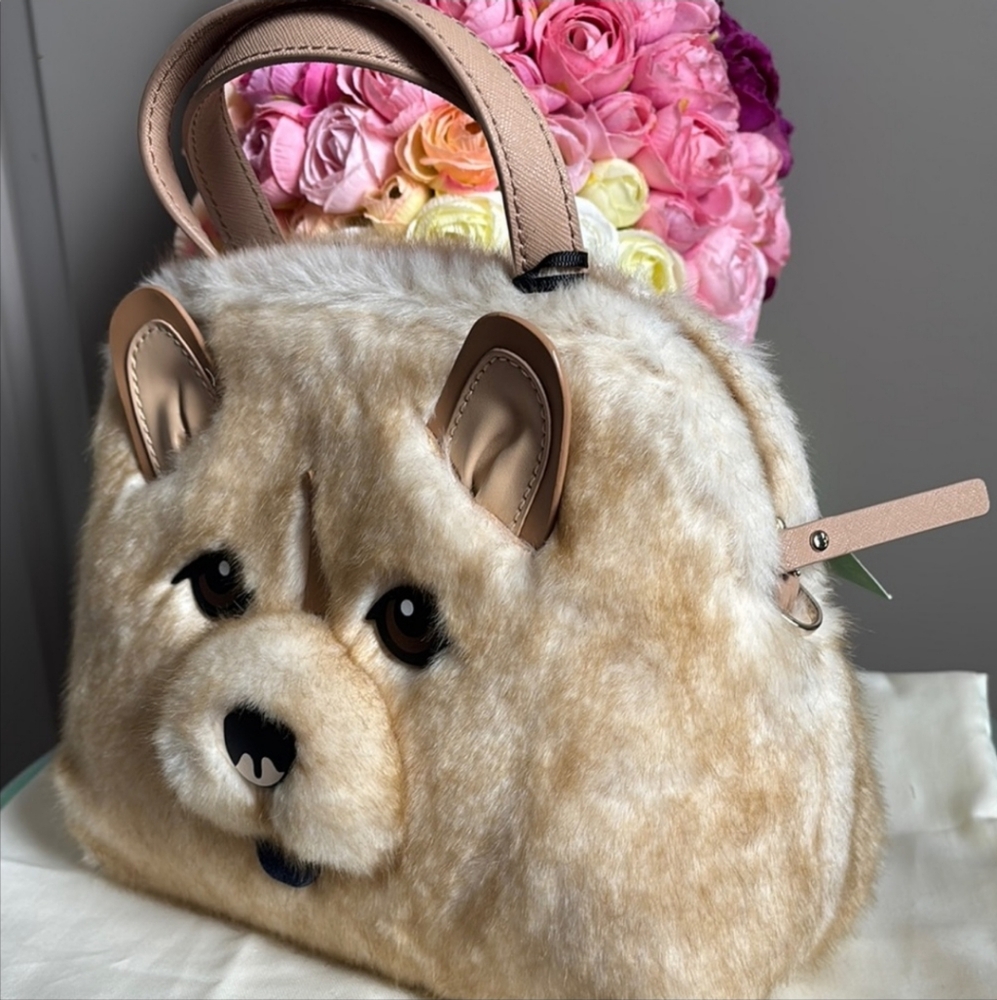Kate Spade Novelty Chow Dog Lottie Bag NWT - Picture 4 of 5